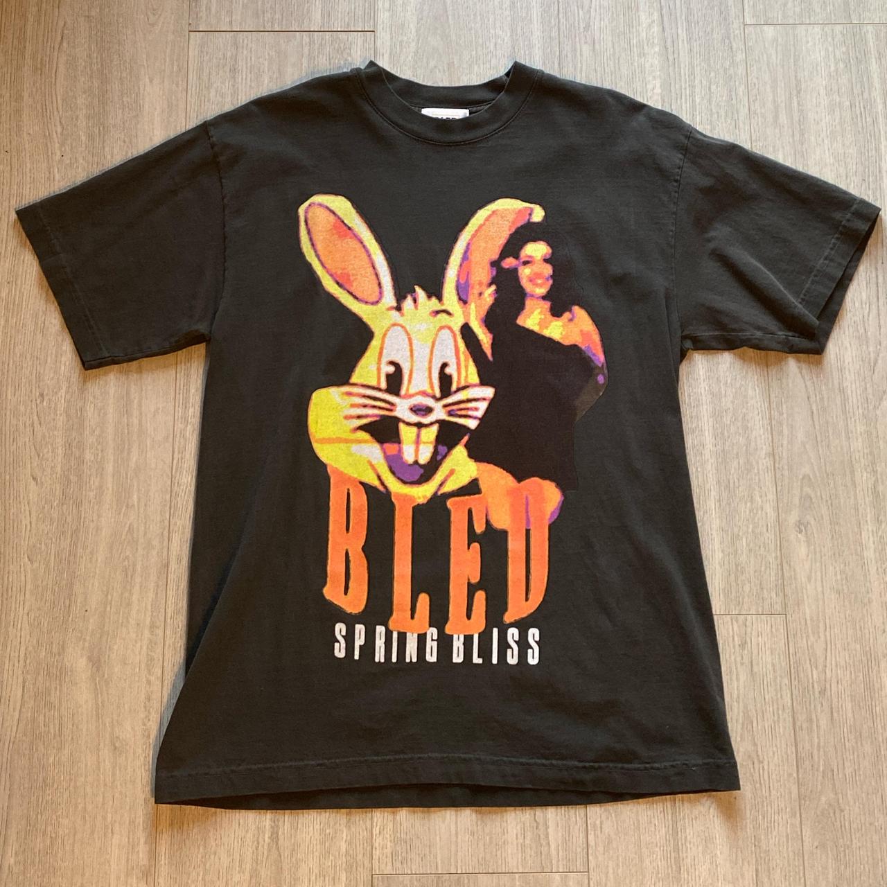 Bled LA black graphic t shirt Size medium Depop