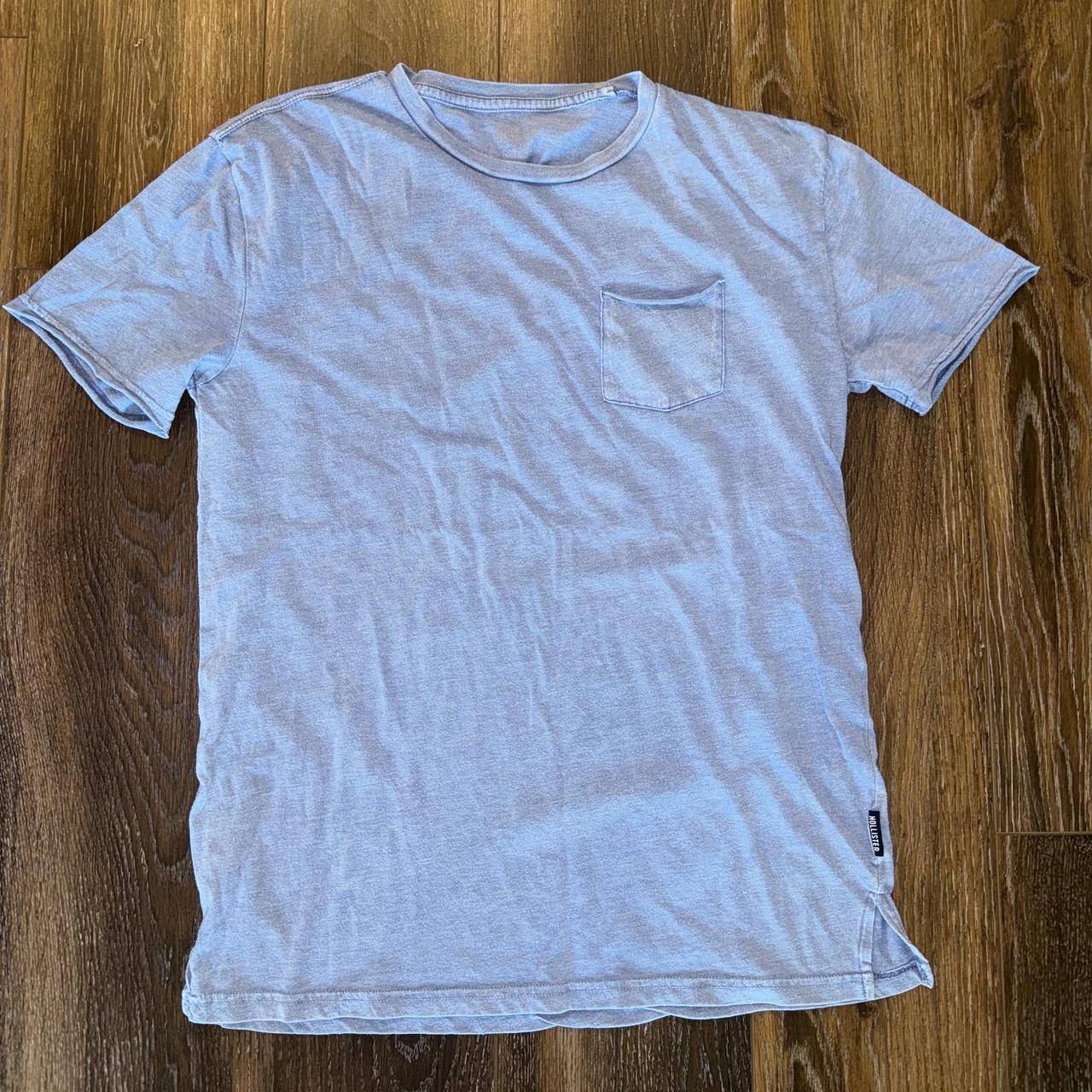 Blue pocket tee. Hollister. Men s small