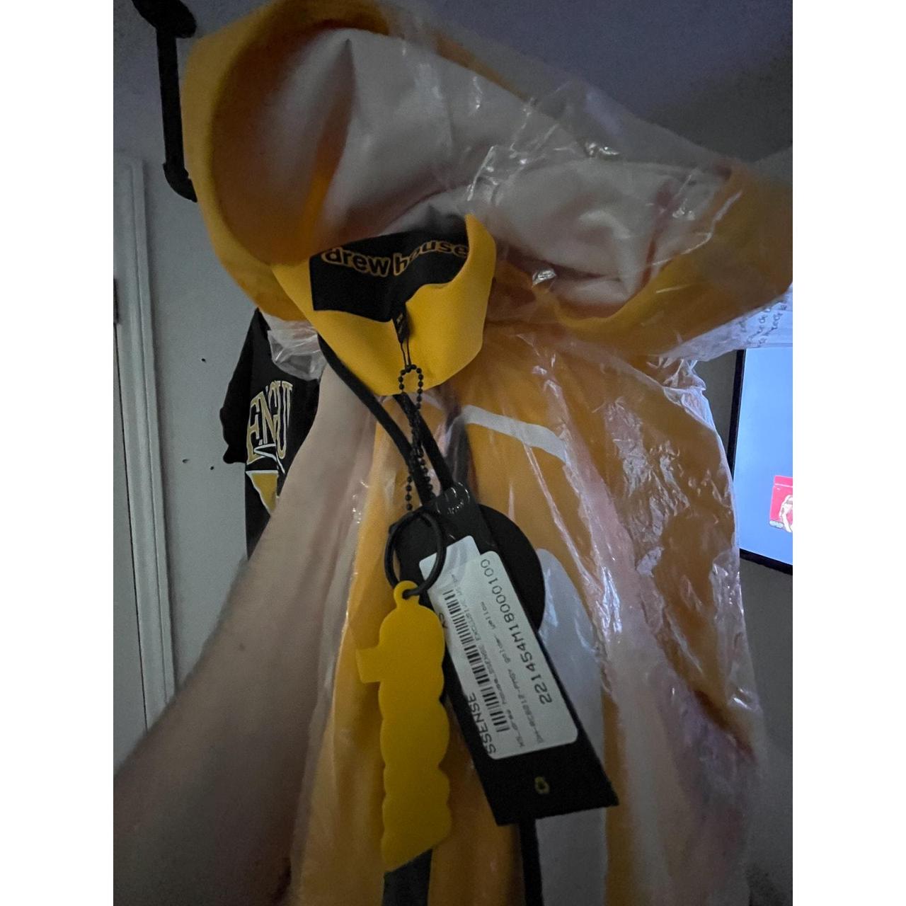 Drew House Exclusive Yellow Painted Mascot Coat...