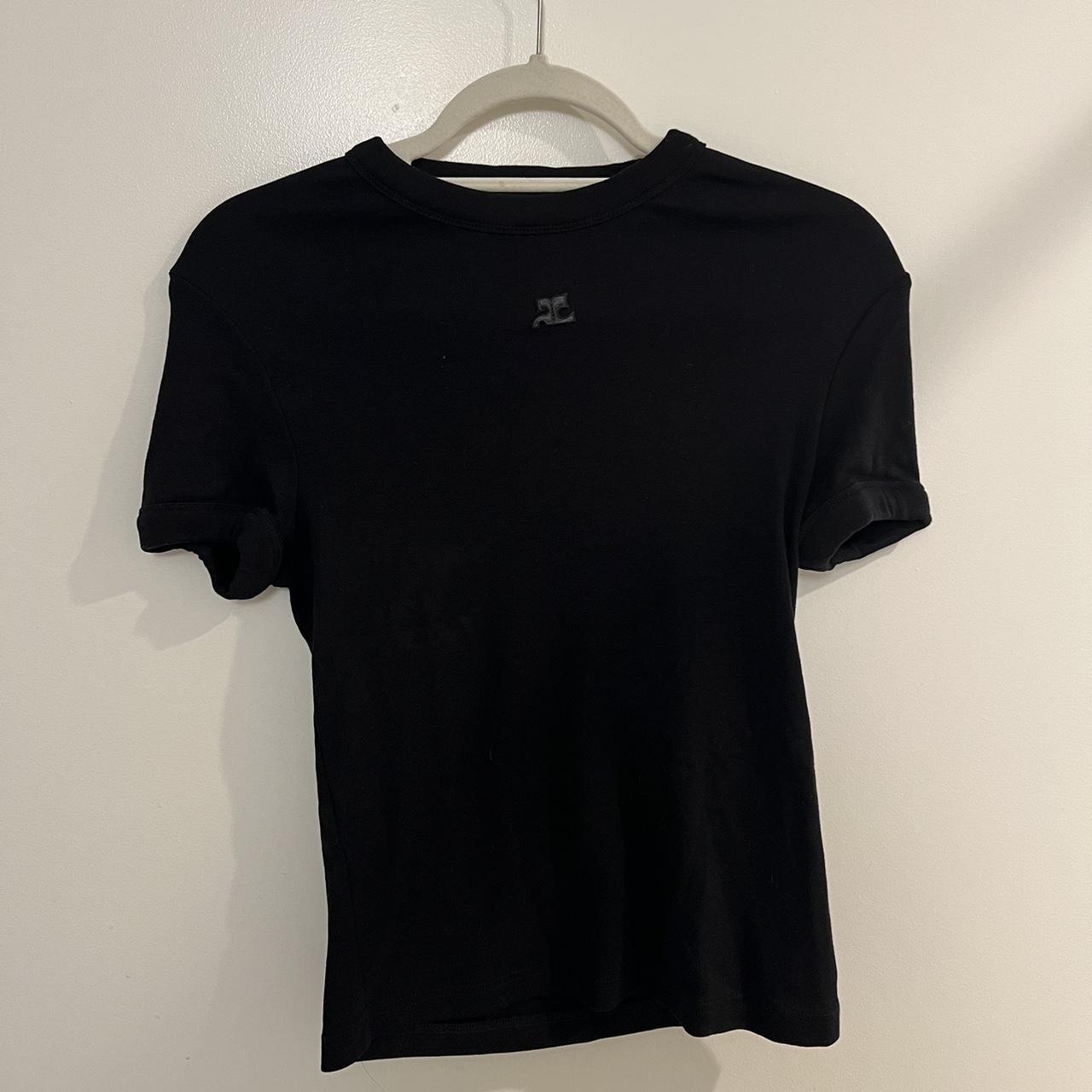 Courrèges Women's Black T-shirt
