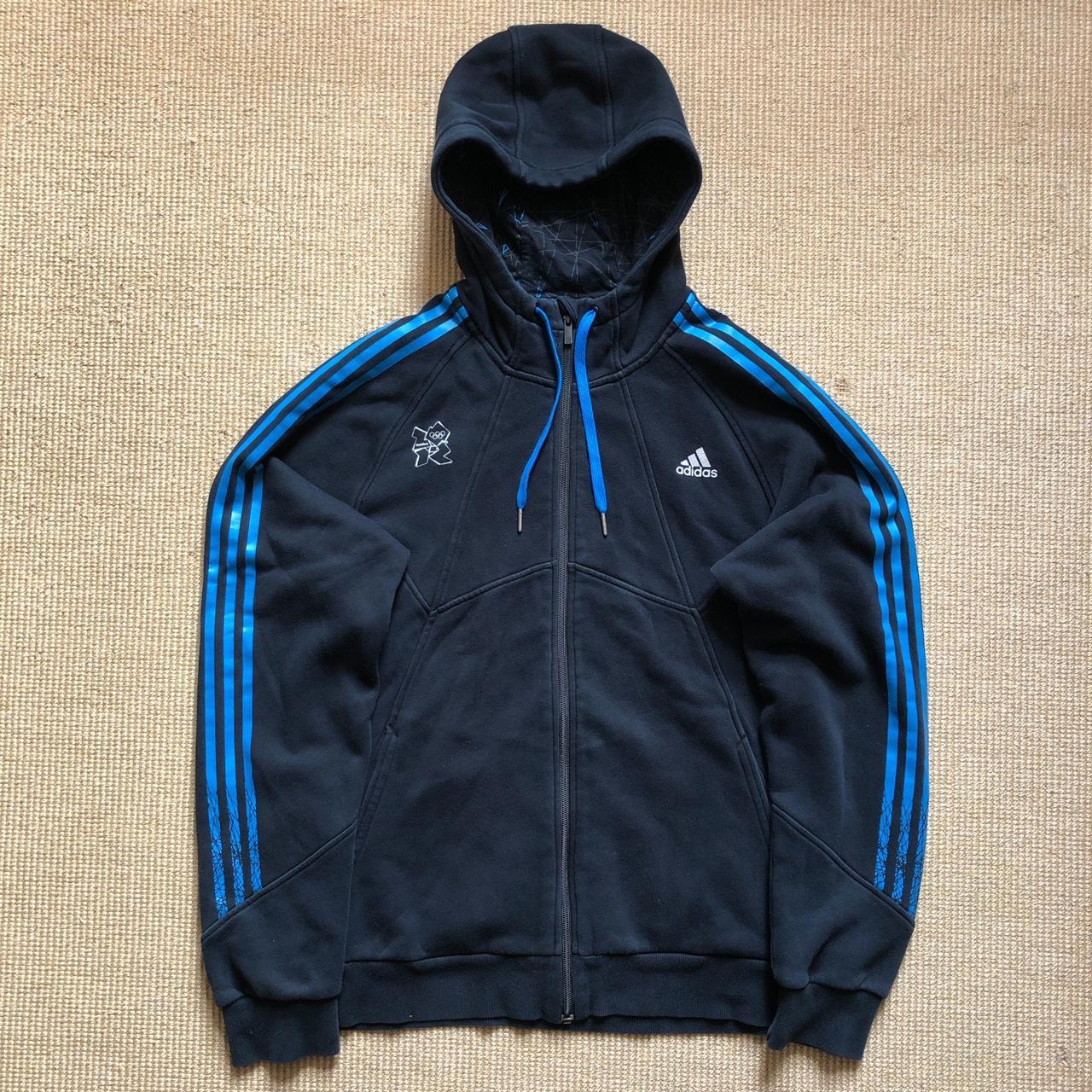 2012 adidas London olympics black and blue stripe