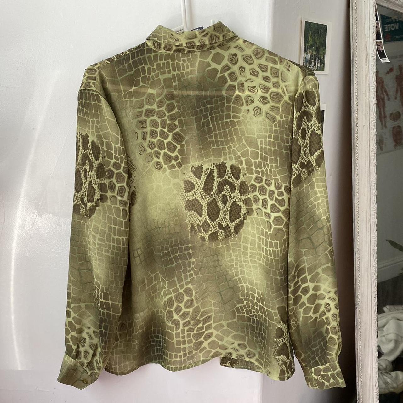 Notations Women's Green Blouse | Depop