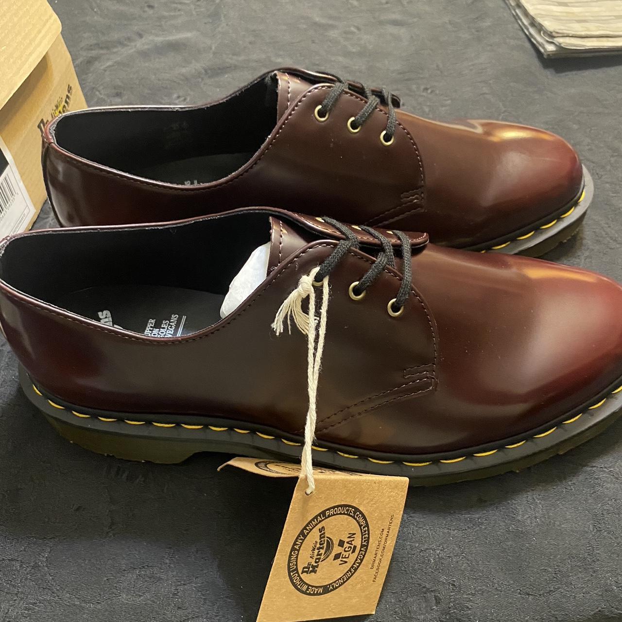 Cherry Red Doc Martens US Men 11/ US Women 12. Never... - Depop