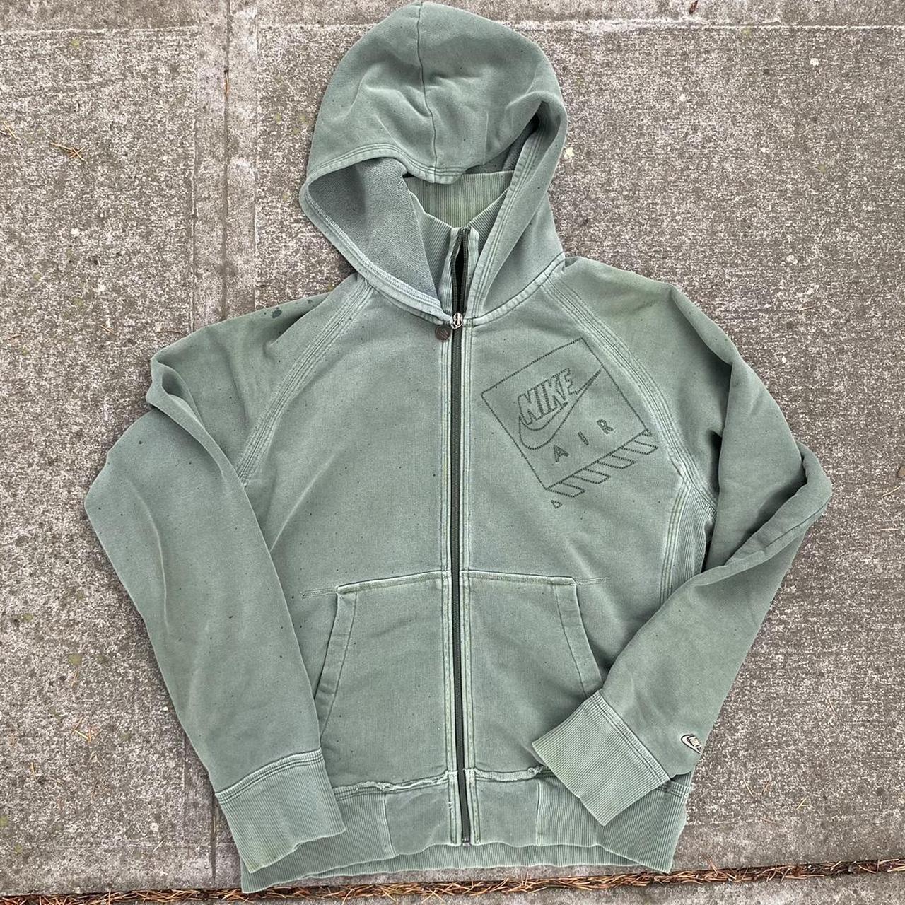 nike sweater dark green