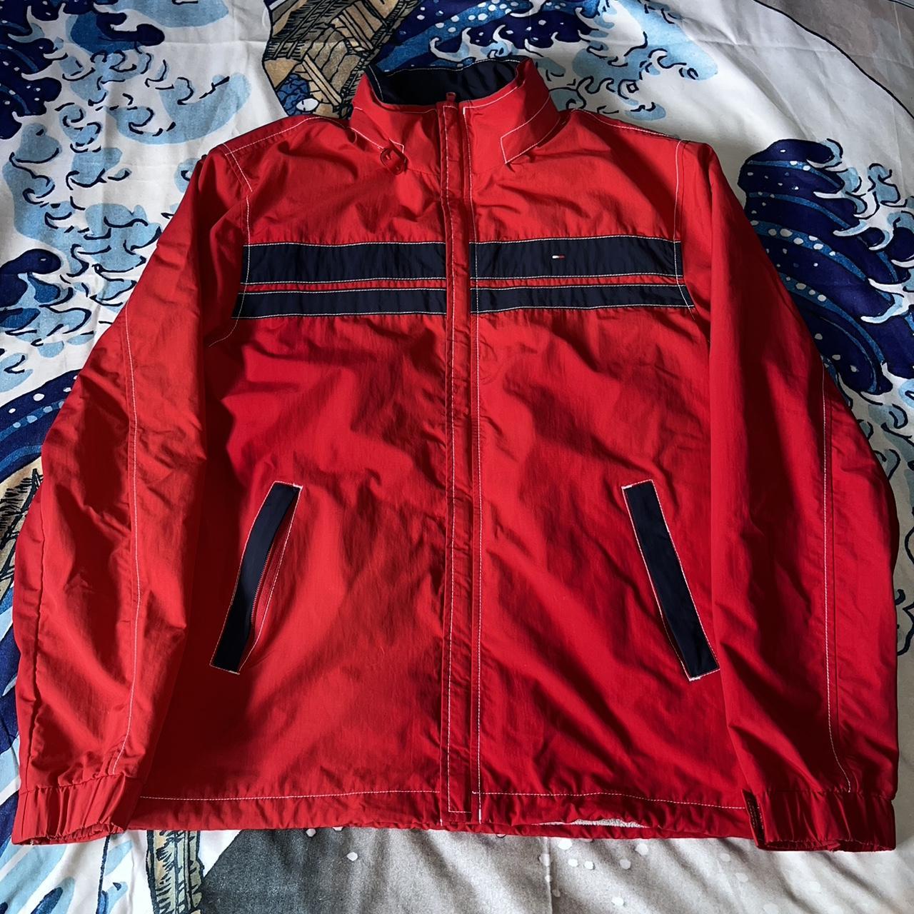 Red tommy hilfiger parka online