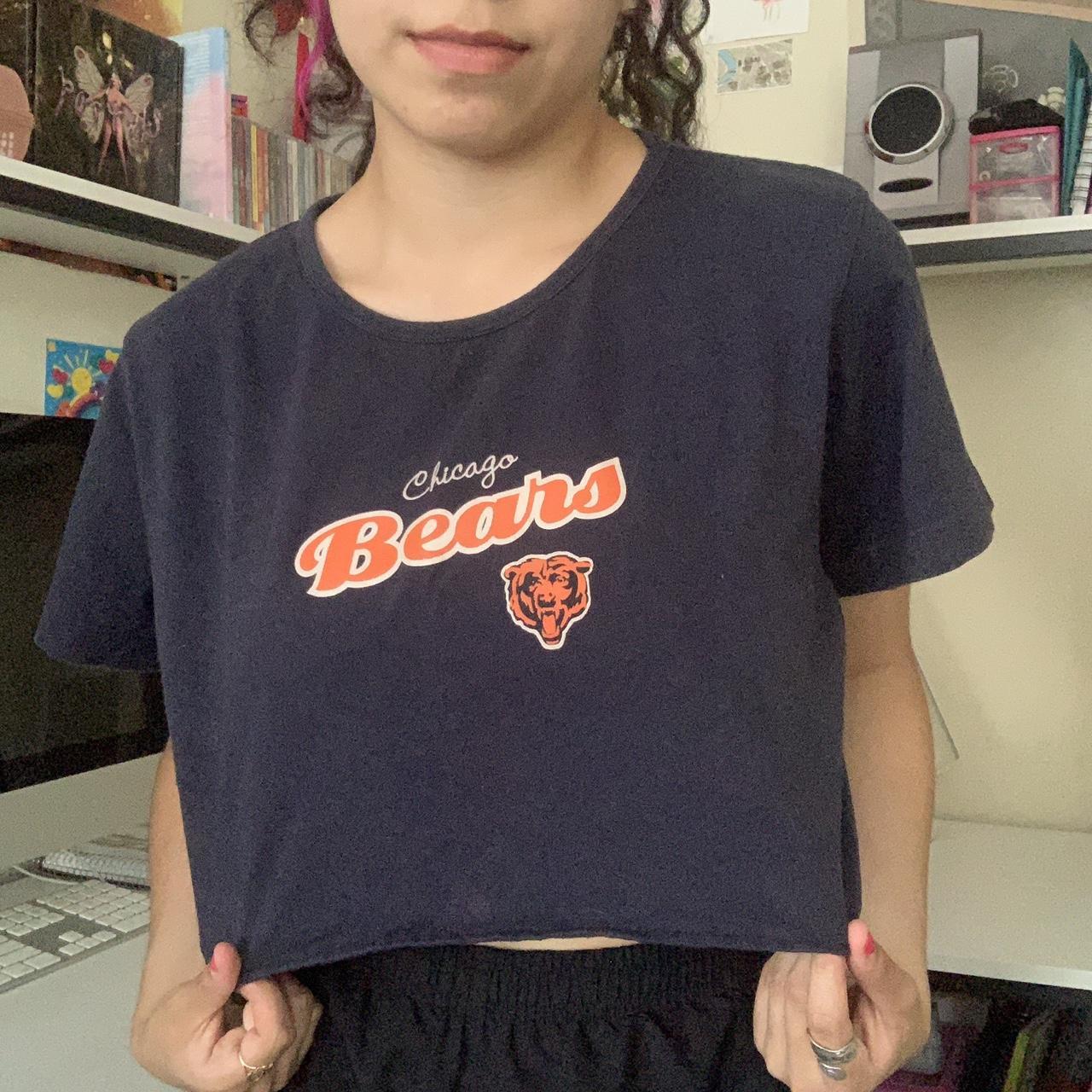 women's chicago bears crop top