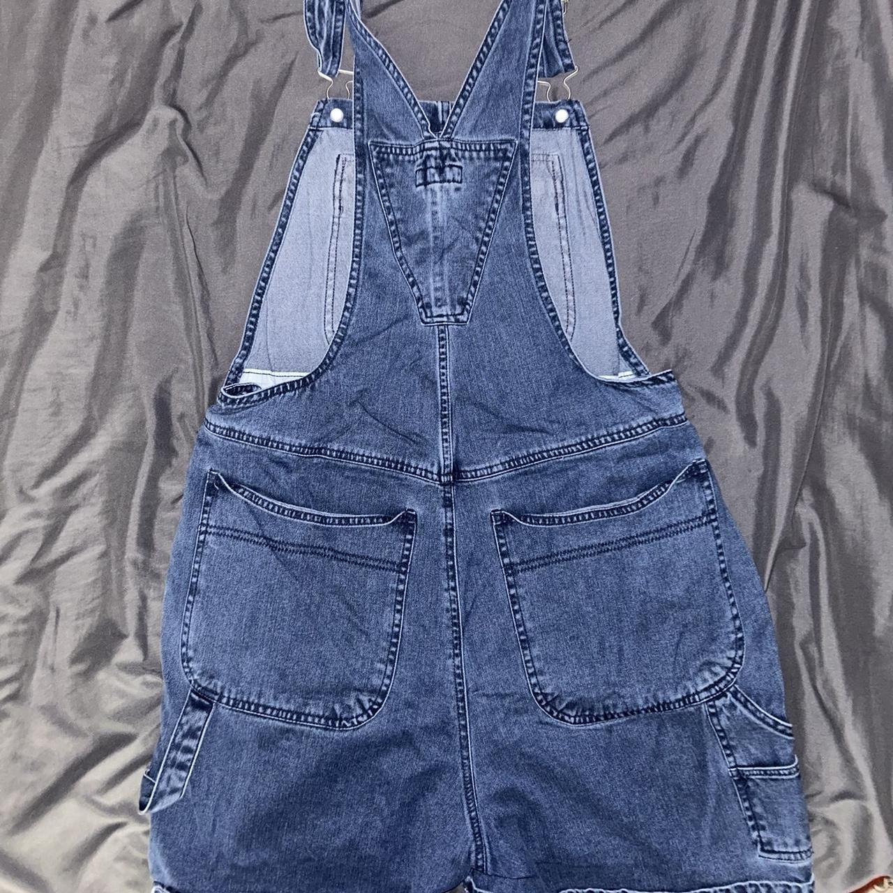 Womens Cherokee Flower Embroidered Denim Overall Depop