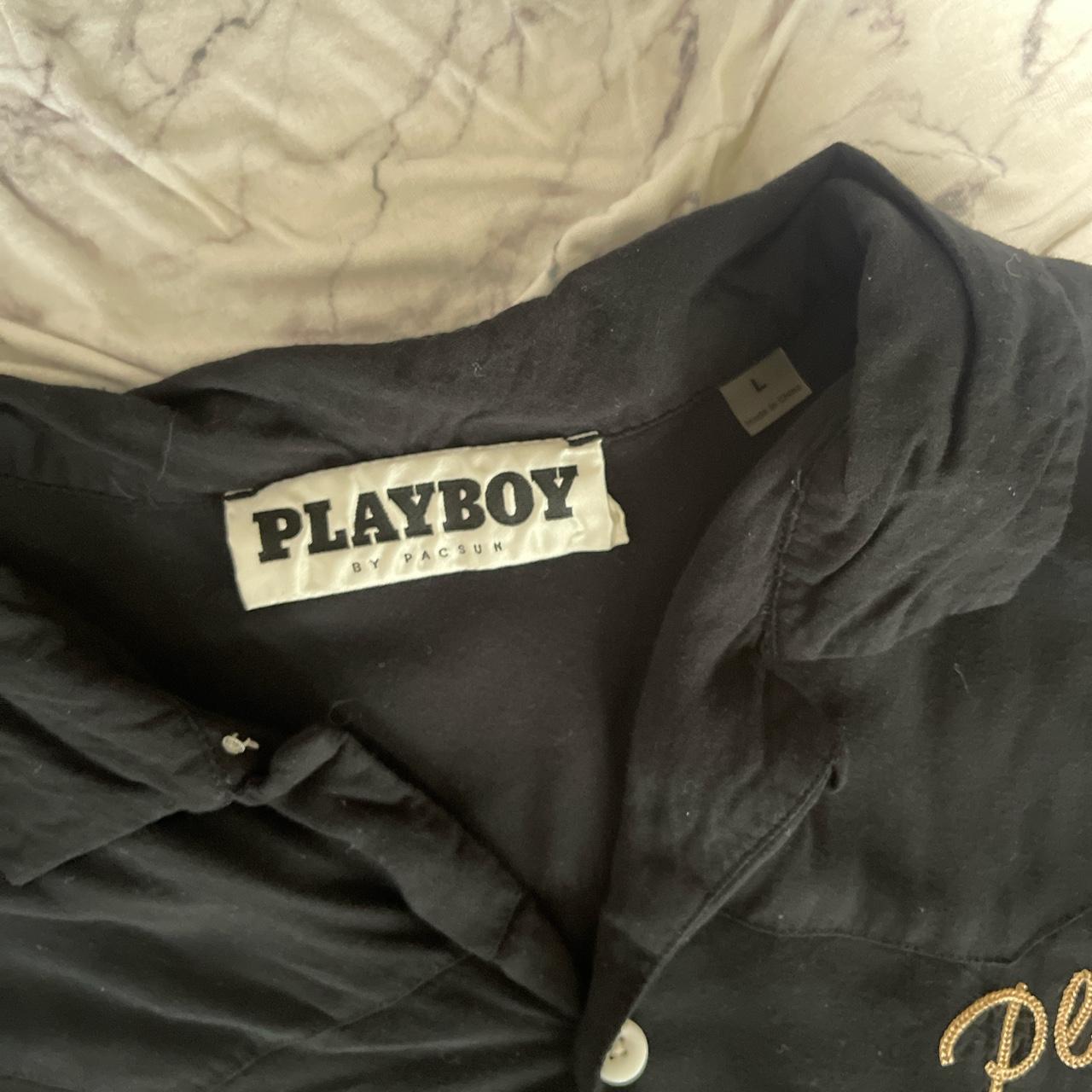 Playboy x louis vuitton pattern bleached by me - Depop