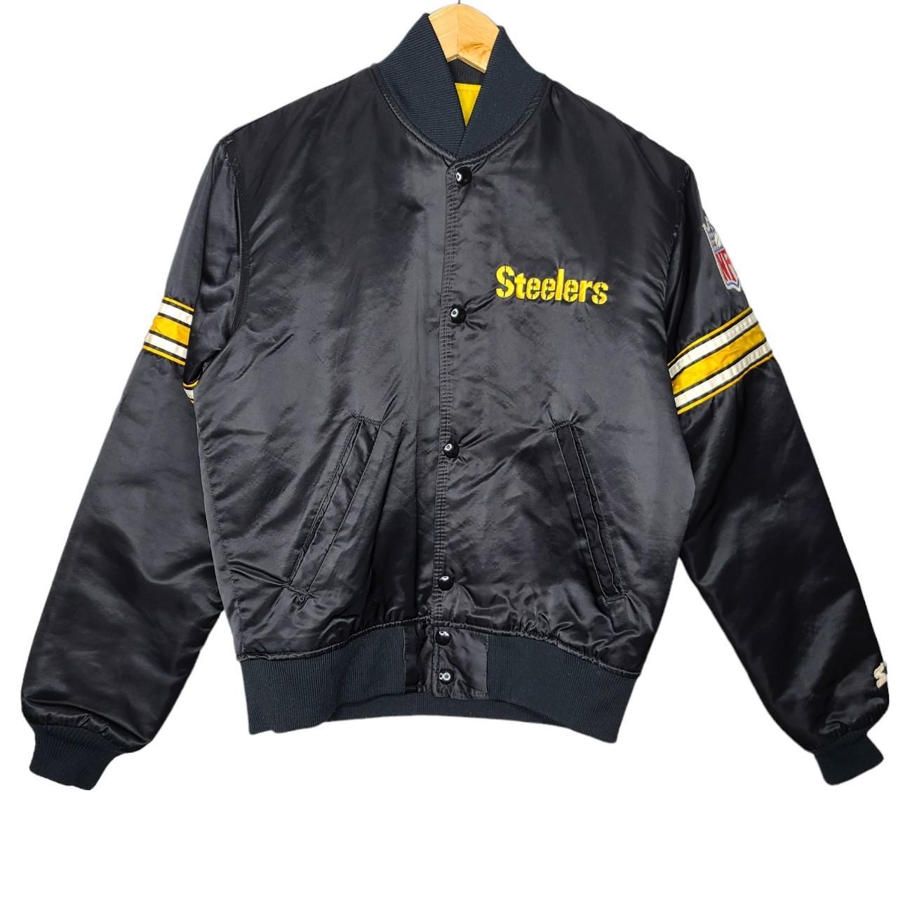 Pittsburgh Steelers Black Satin Jacket