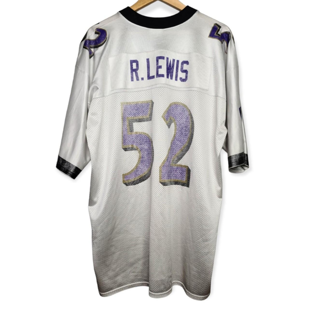 Ray Lewis Baltimore Ravens White Football Jersey - Depop