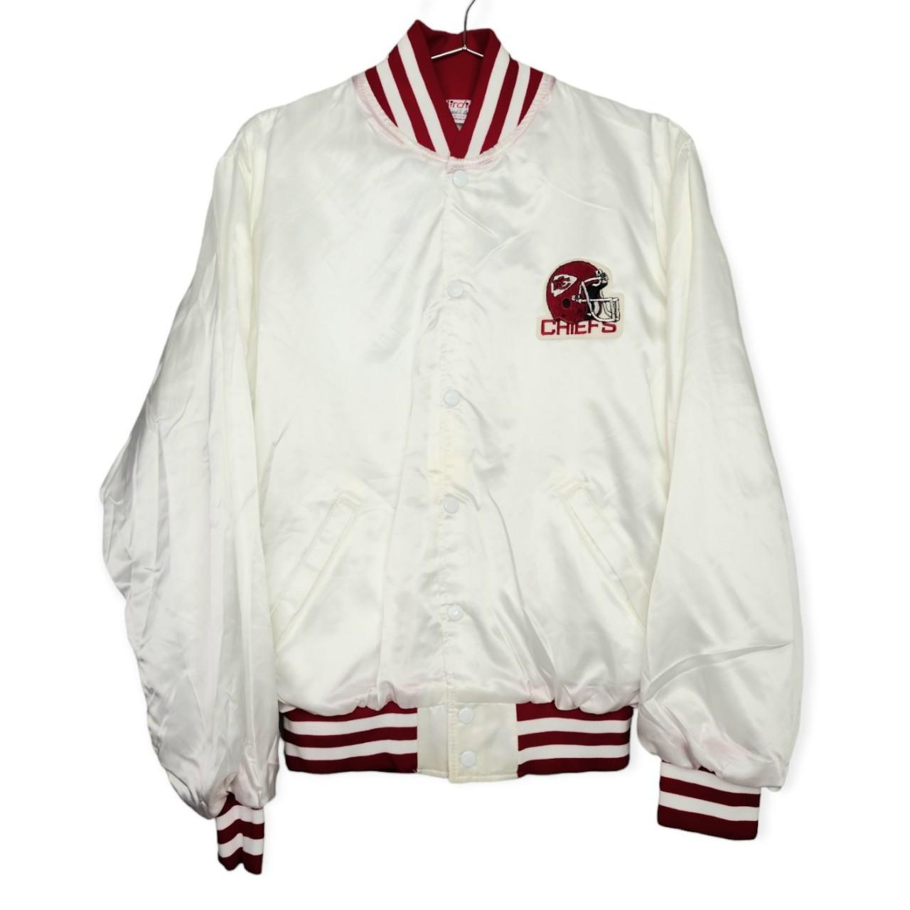 Kansas City Chiefs White Satin Jacket