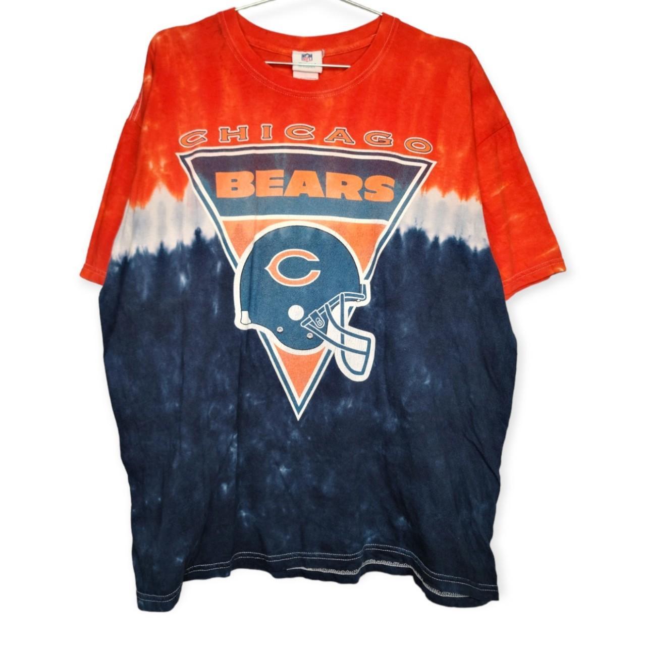 Vintage Chicago Bears Tie Dye Tshirt NFL Team