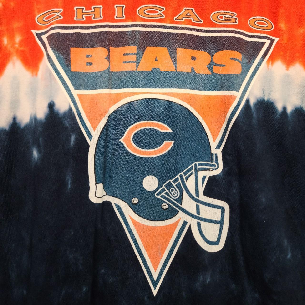 Vintage Chicago Bears Tie Dye Tshirt NFL Team - Depop