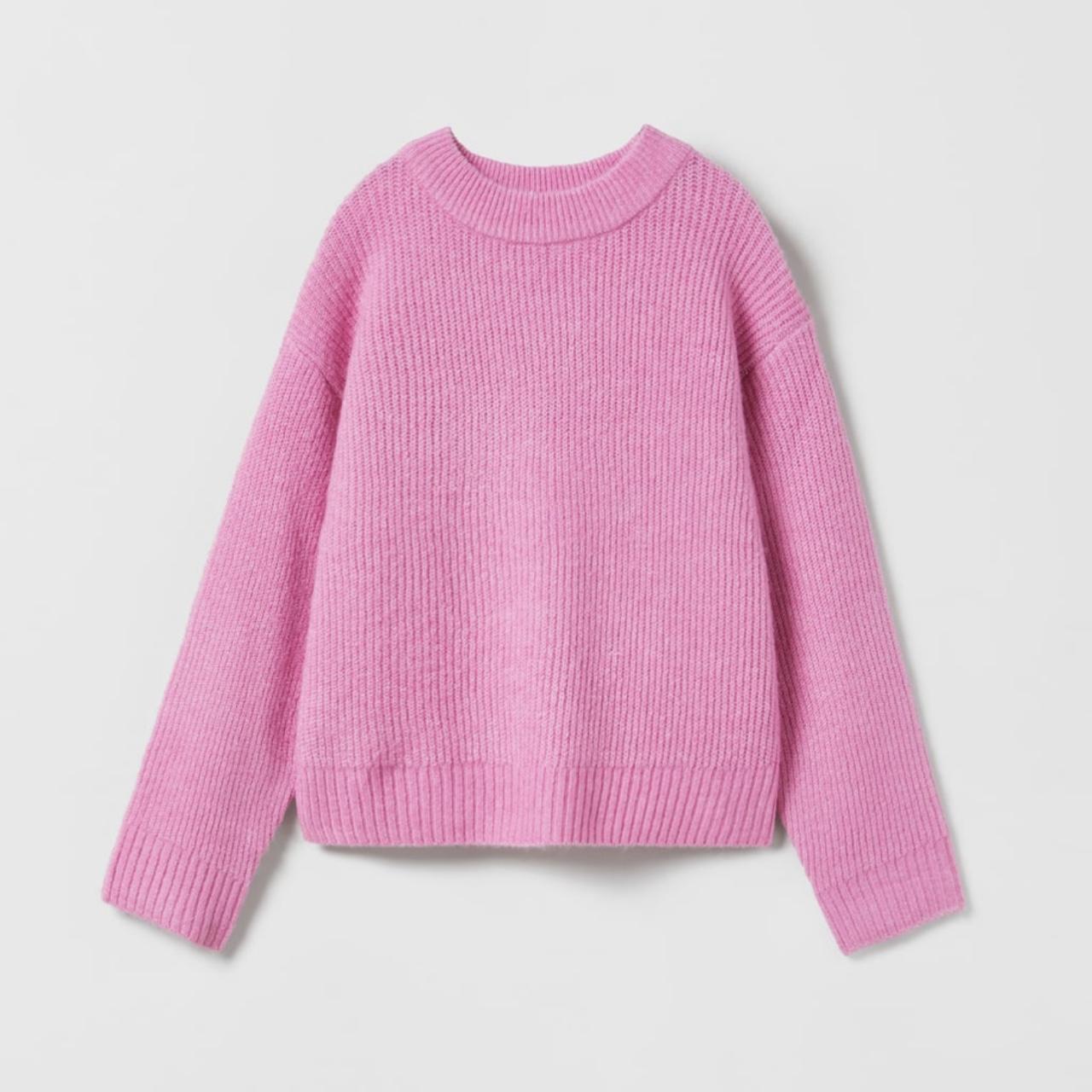 Zara knit pink From kids section Depop