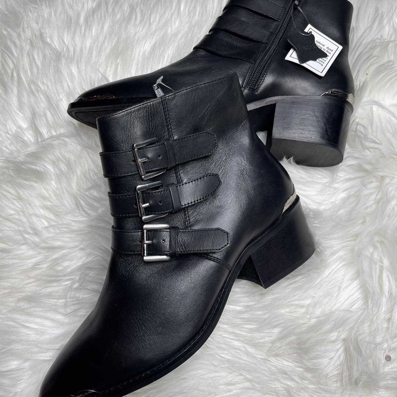 JD Williams Women's Black Boots Depop