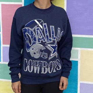 Vintage Dallas Cowboys Football Sweatshirt - Happy Place for Music Lovers