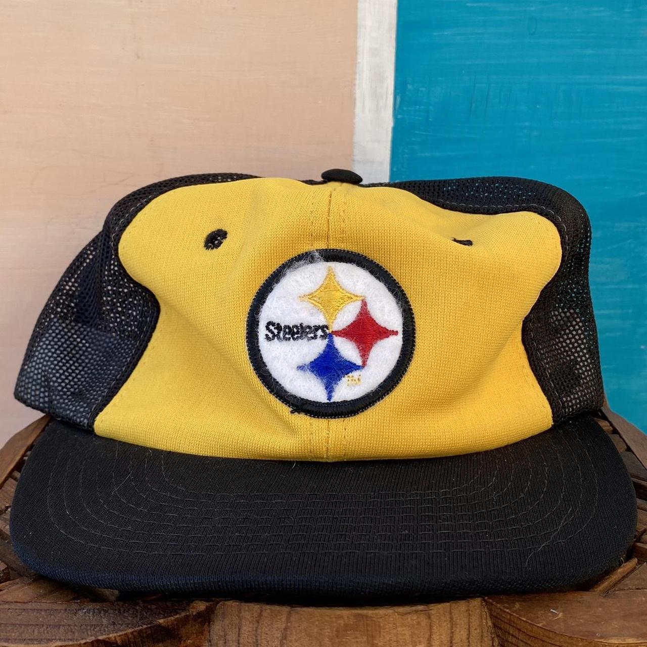 Vintage Logo Athletics Pittsburgh Steelers Hat - Depop