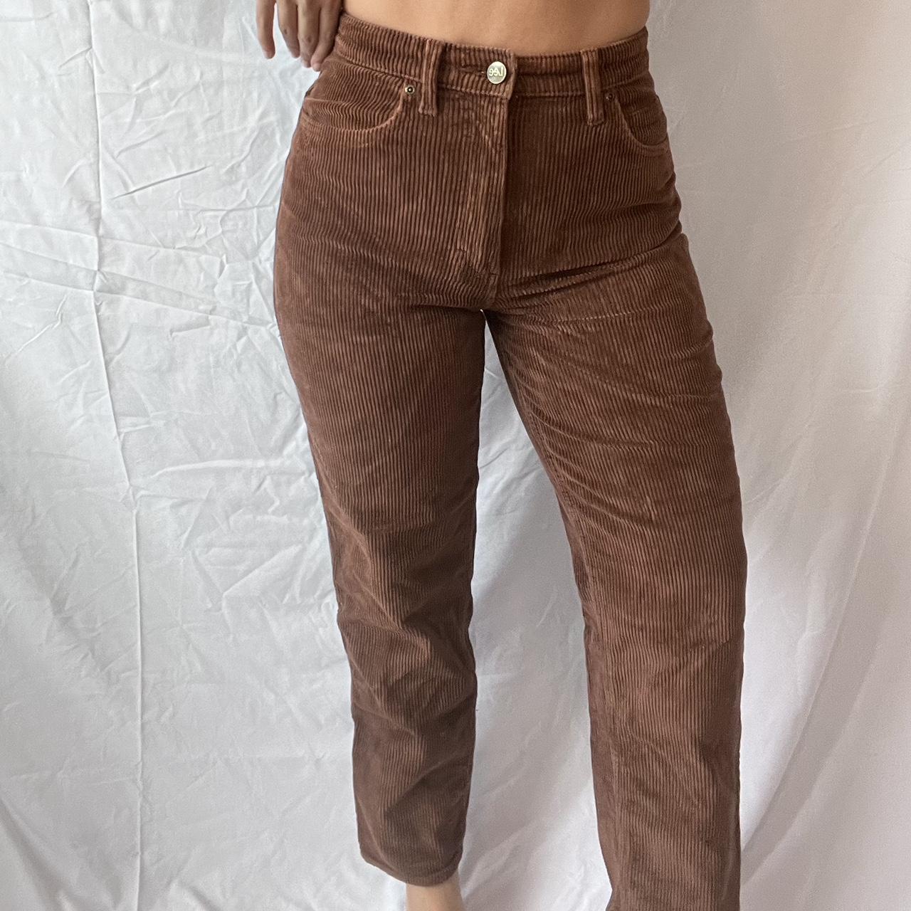 Corduroy fashion lee jeans depop