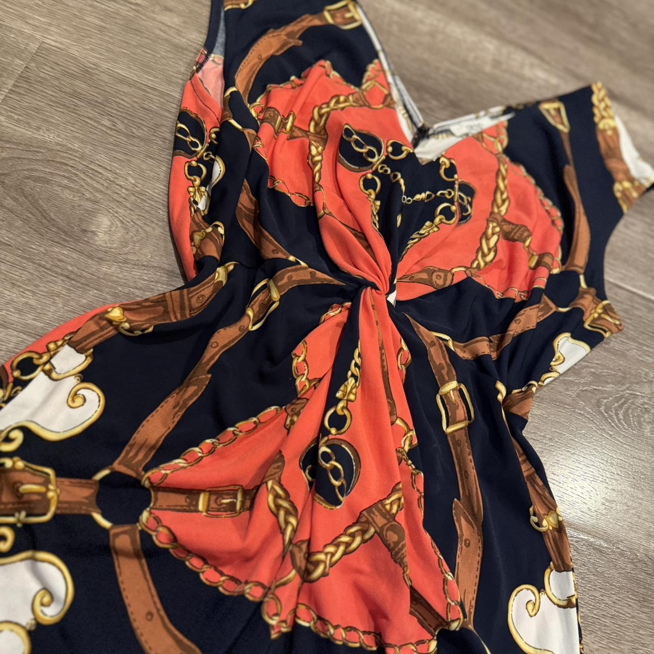 Cache Women's Blouse - Multi/Navy - M – Cache sle… - image 2