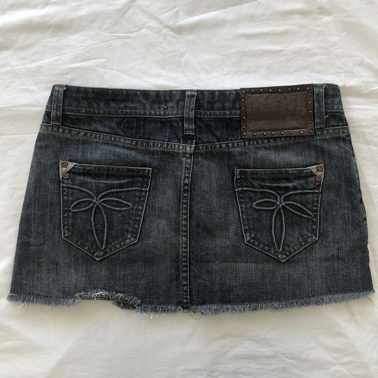 Micro mini denim y2k skirt by the brand House of... - Depop