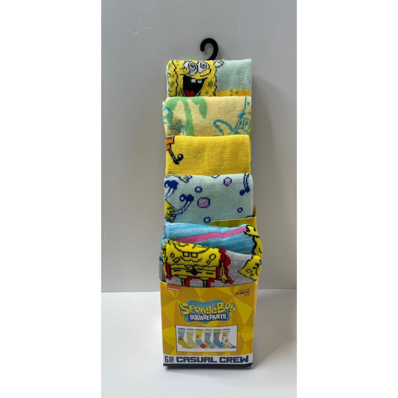 SpongeBob Men's Socks, 6-Pack 