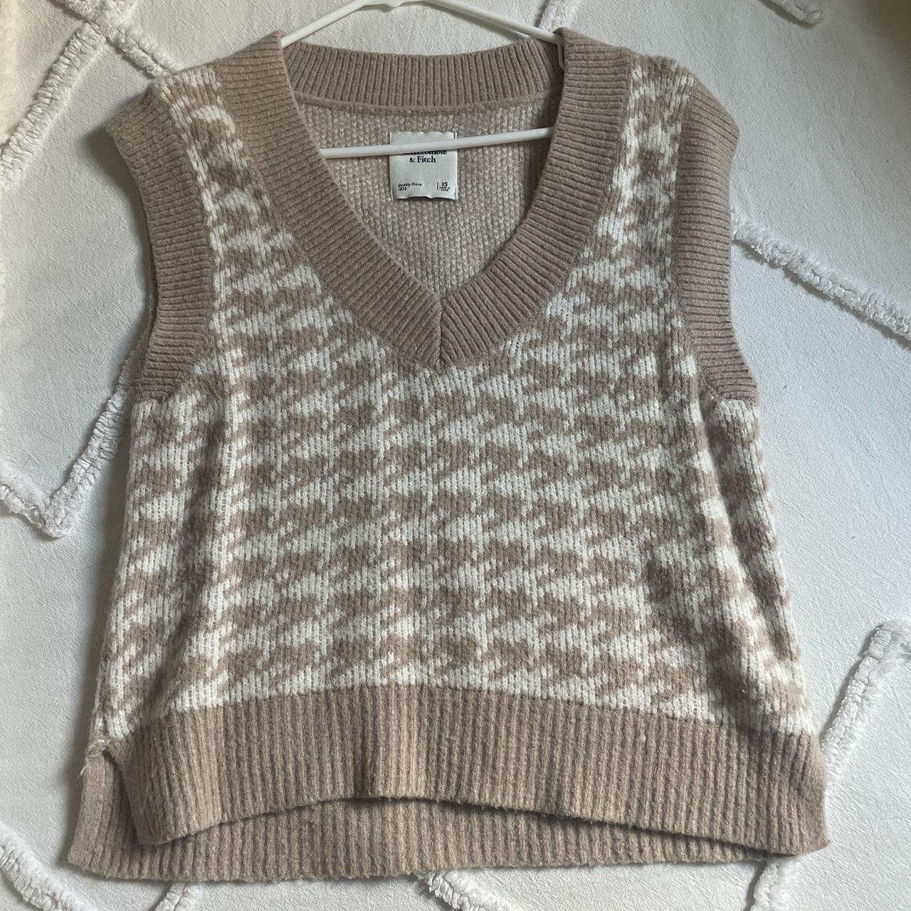 Abercrombie sweater vest. Super soft and cozy but I... Depop