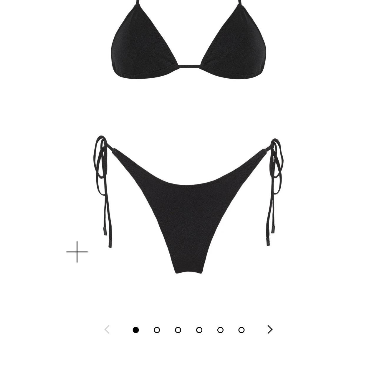 Triangl Women's Black Swimsuitonepiece Depop