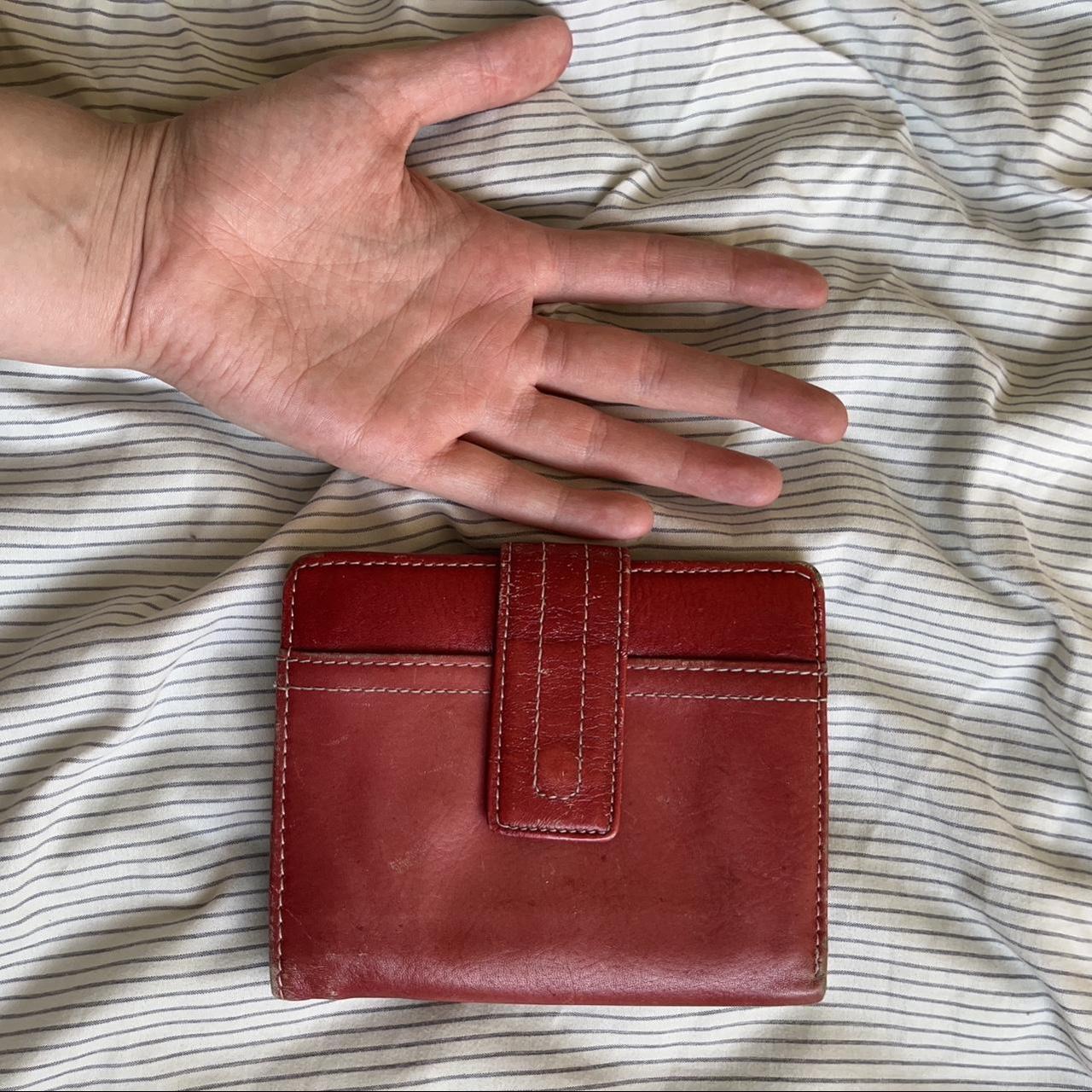 Fossil Women's Red and Burgundy Wallet-purses