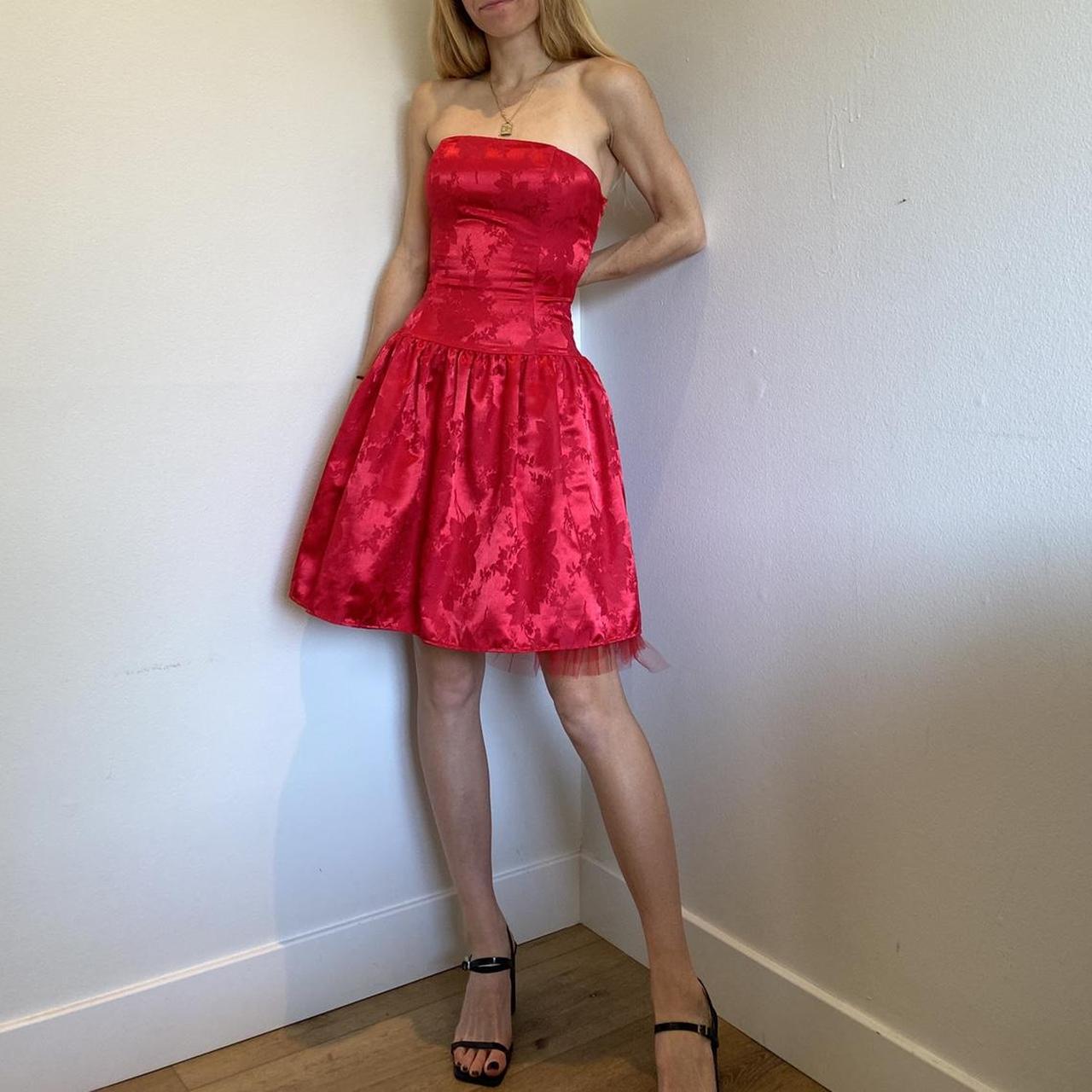 Gunne Sax Women's Red Dress (4)