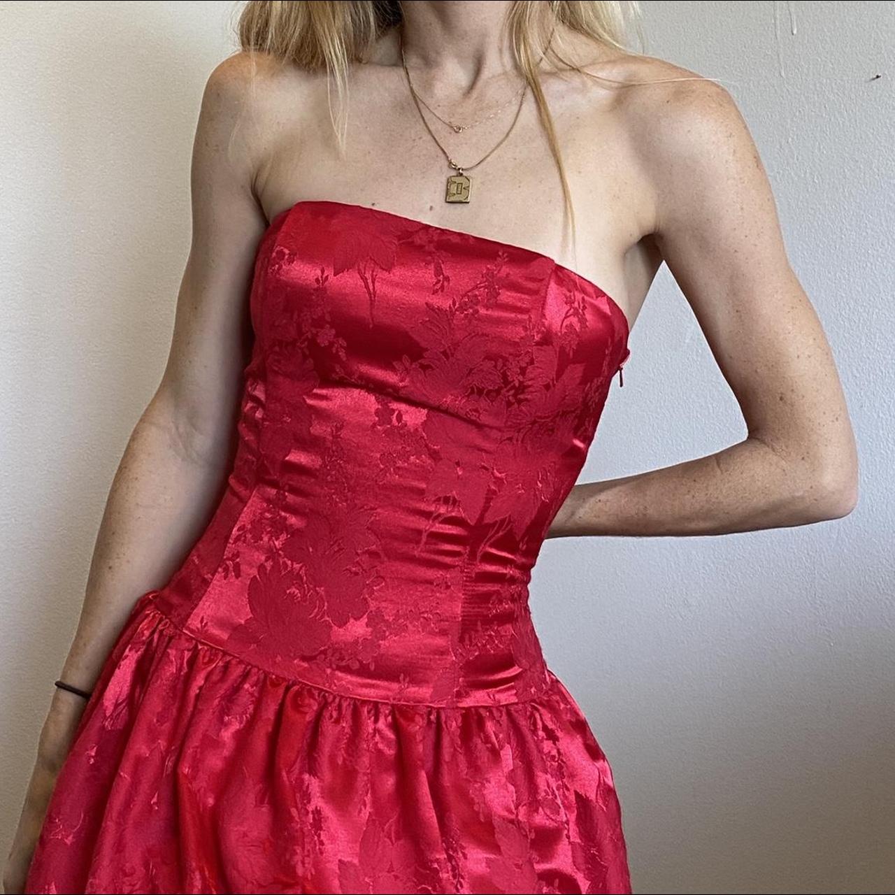 Gunne Sax Women's Red Dress