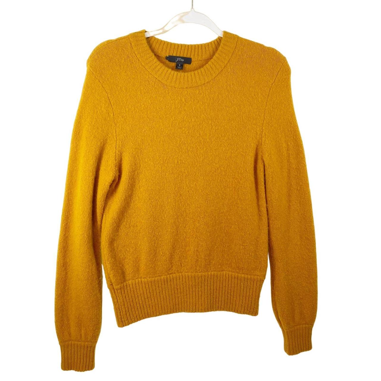 J crew outlet mustard sweater