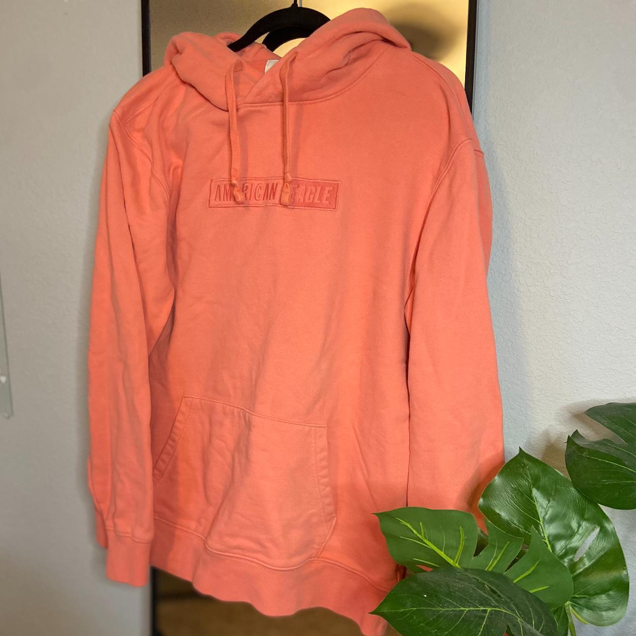 American Eagle Men's Pink Sweatshirt | Depop