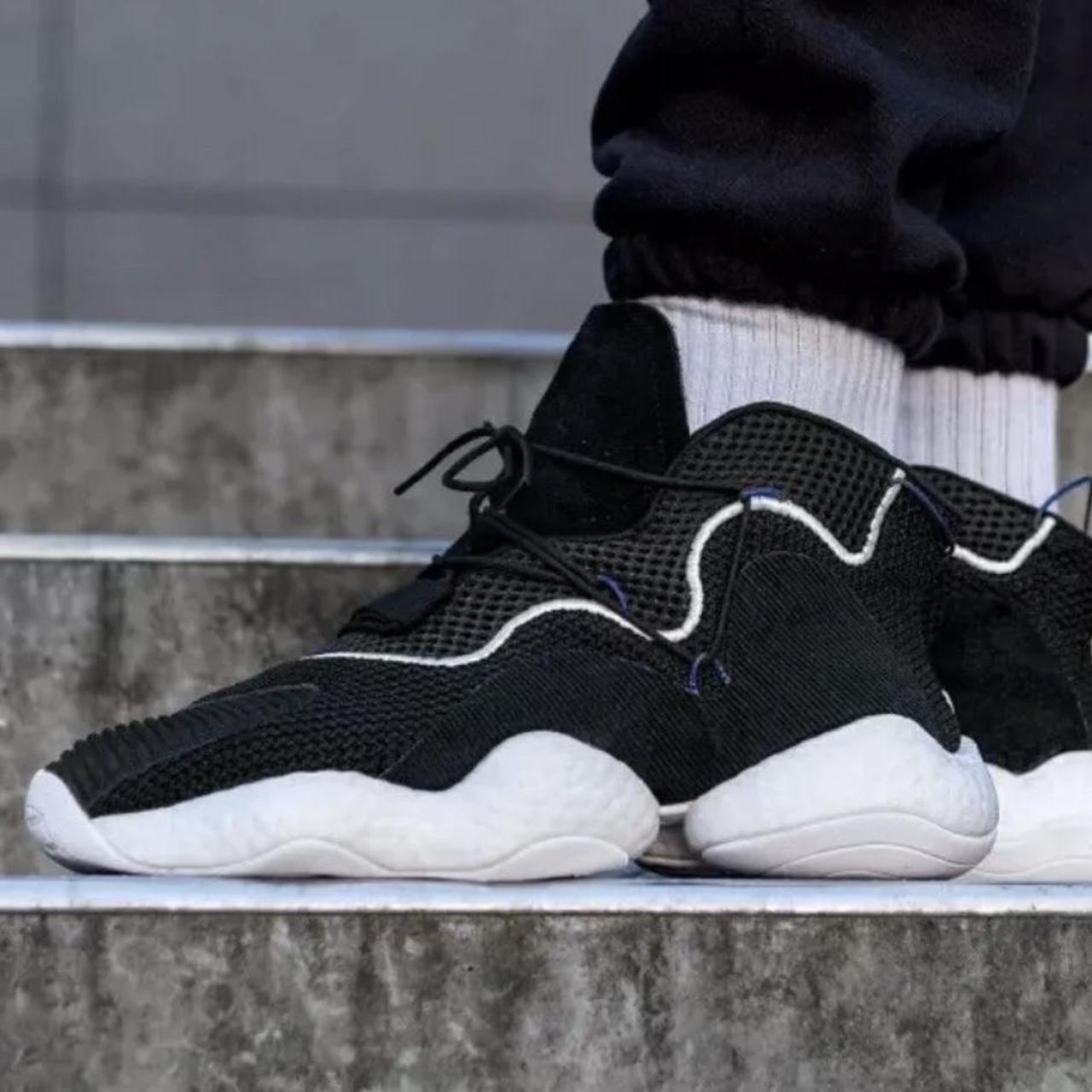 Adidas crazy byw outlet lvl 1 black white