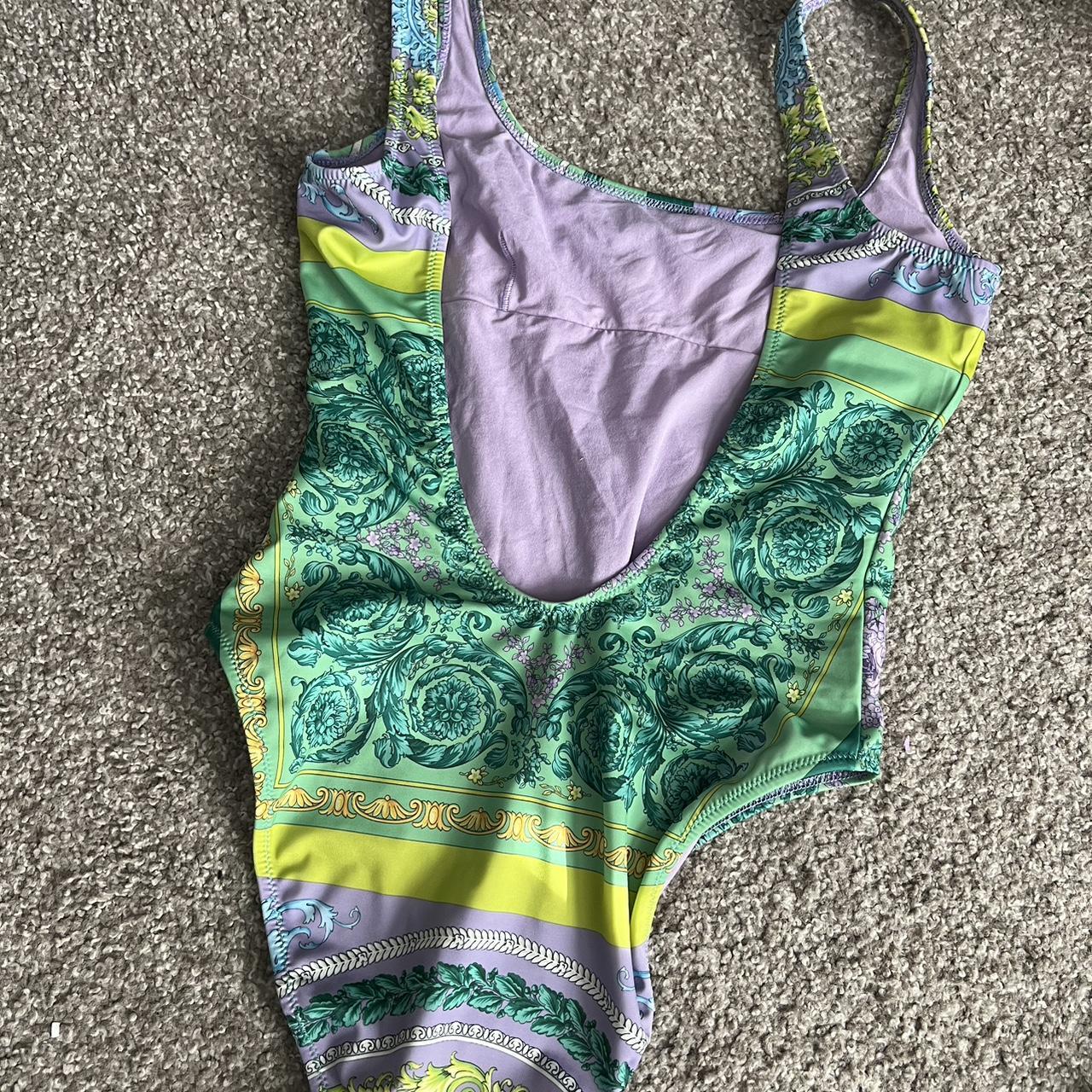 VERSACE swimsuit with Swim Shorts! Fits a Small!... - Depop