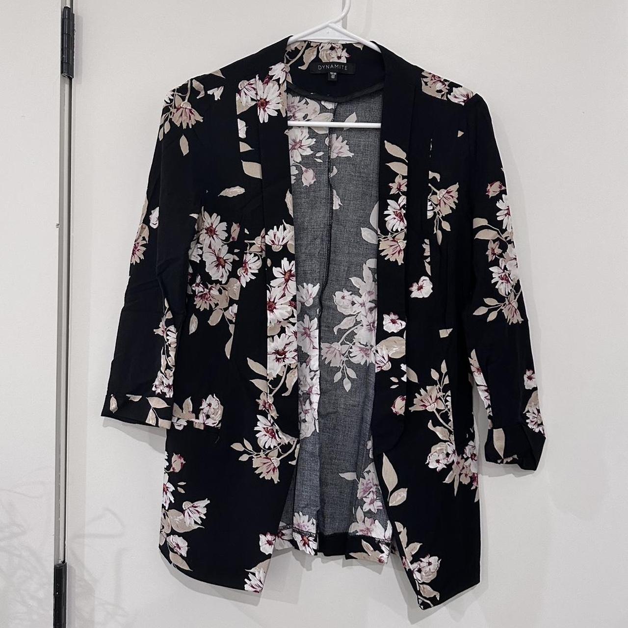 Dynamite Women's Blazer Jacket - Black/Multi - XS… - image 1