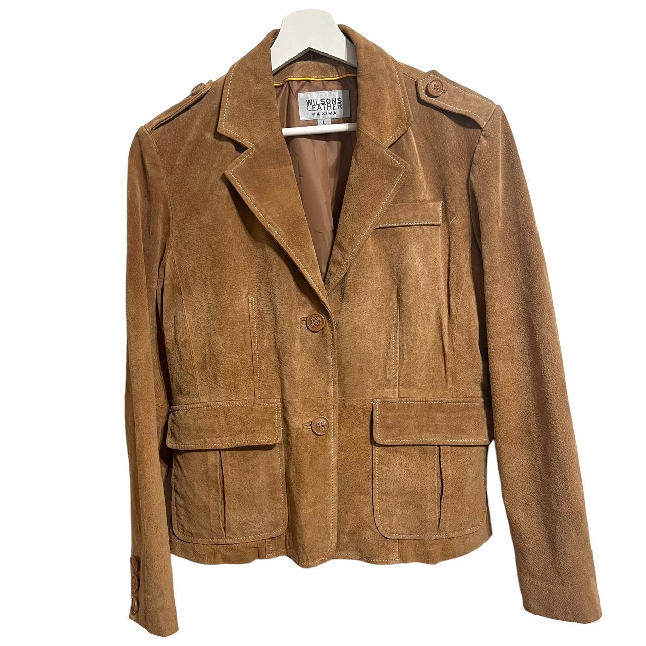 Wilsons leather clearance maxima suede jacket