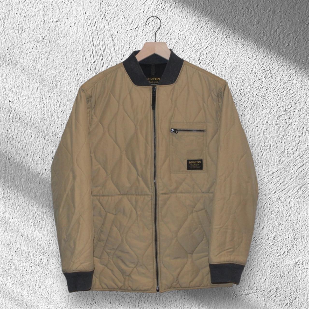 Vintage Burton Mallet Quilted Bomber Jacket Good. Depop