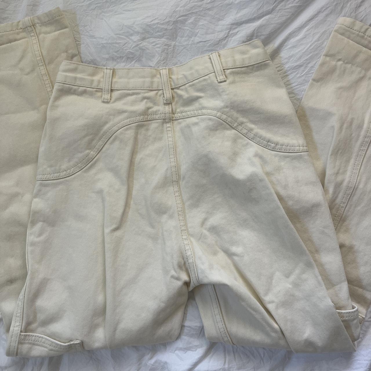 Brandy Melville/john Galt High Waisted Ivory... - Depop