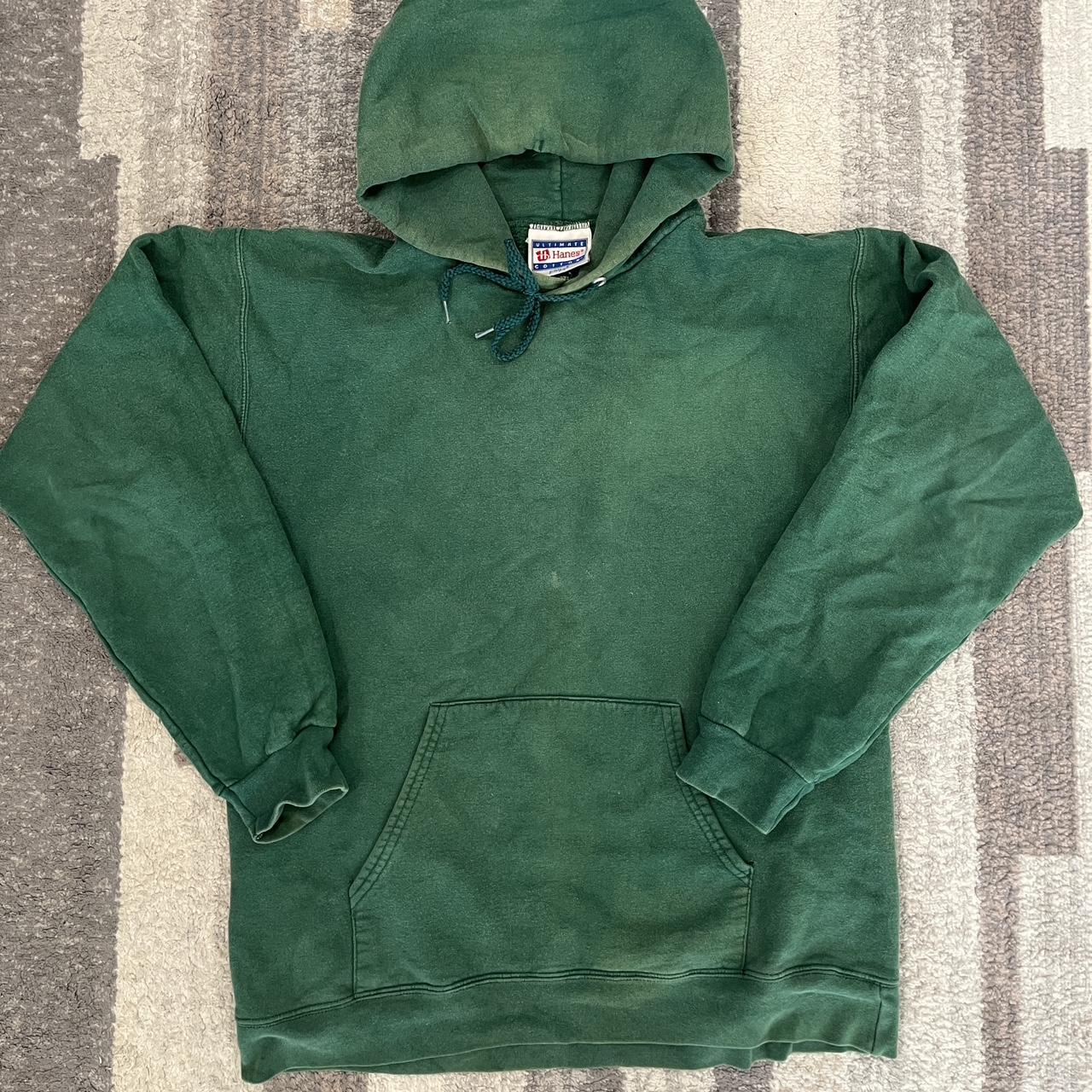 Green hanes hoodie Clearance