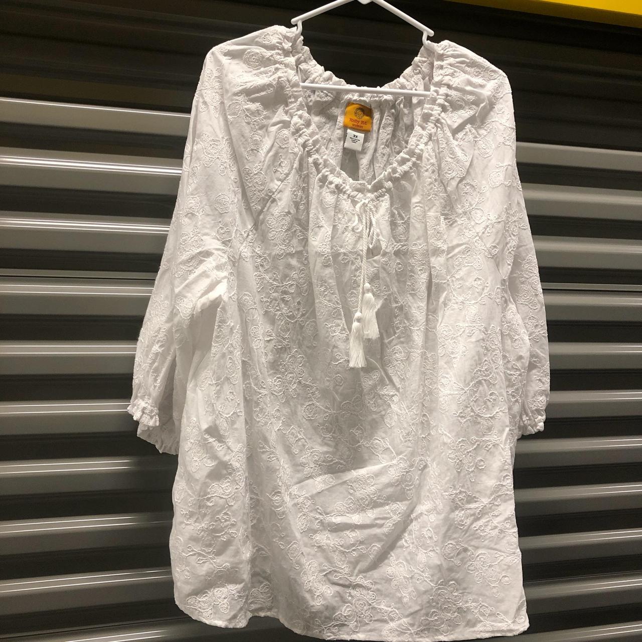 Ruby Rd. Women's Blouse - White - 3XL – Ruby Rd. … - image 3