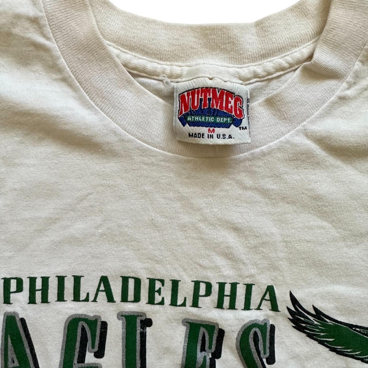 Philadelphia Eagles NFL Vintage 90's AJD Spell Out - Depop