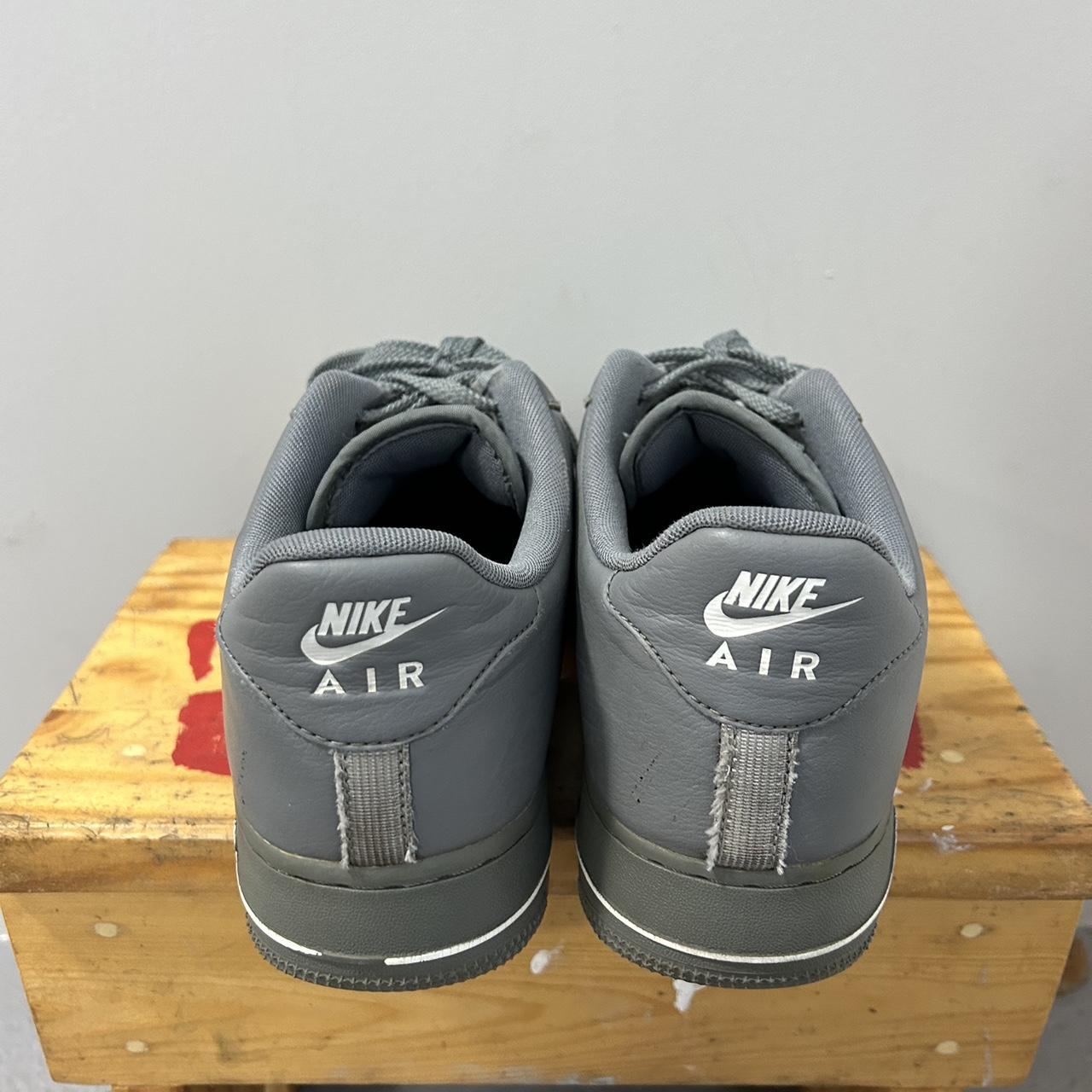 grey nike air force 1 men