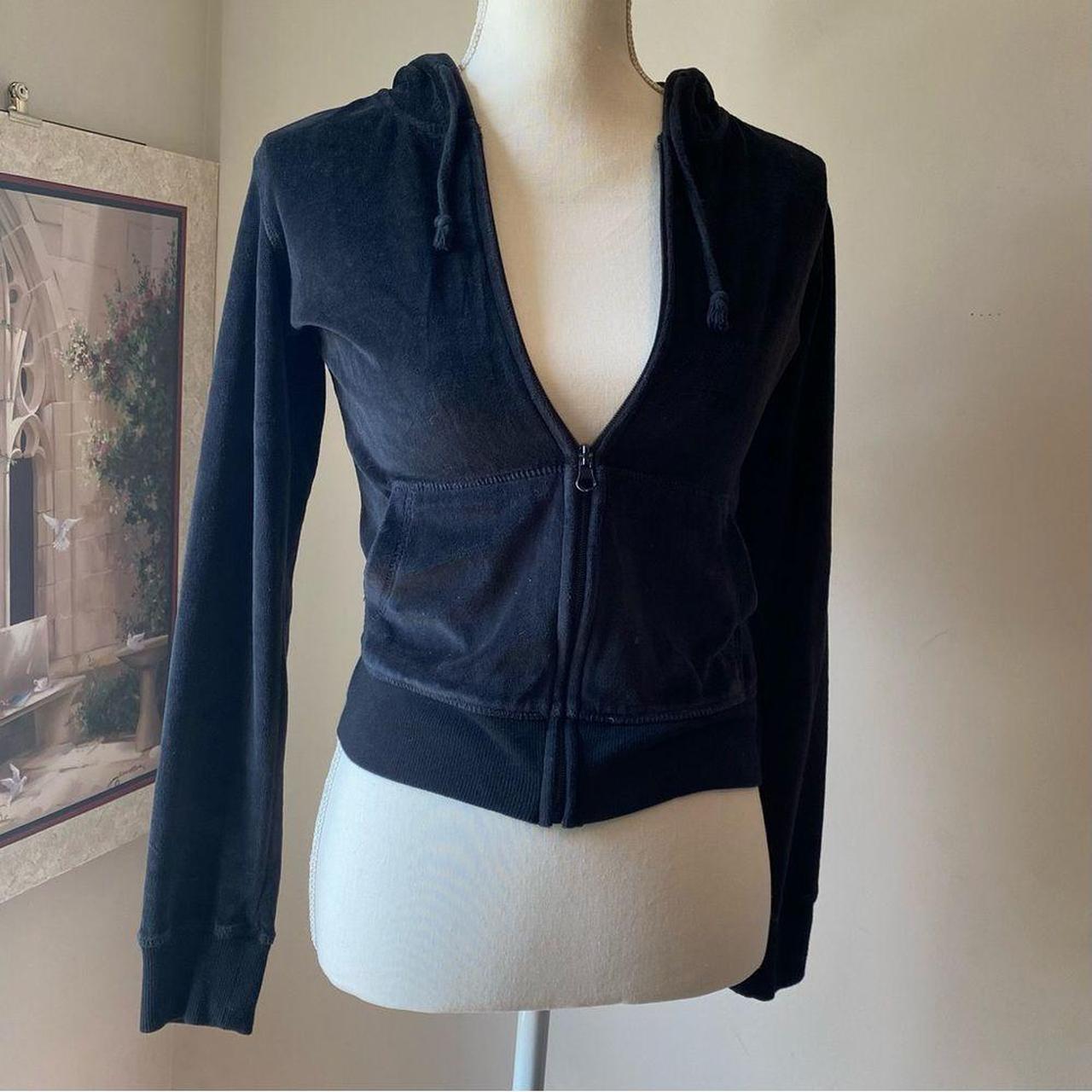 Women's Black Hoodie Depop