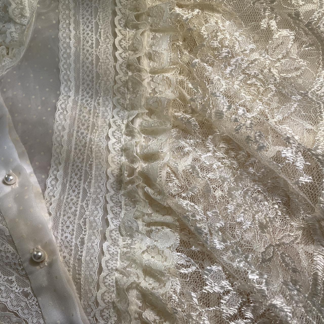 Antique Handmade Victorian Era Lace Blouse... - Depop