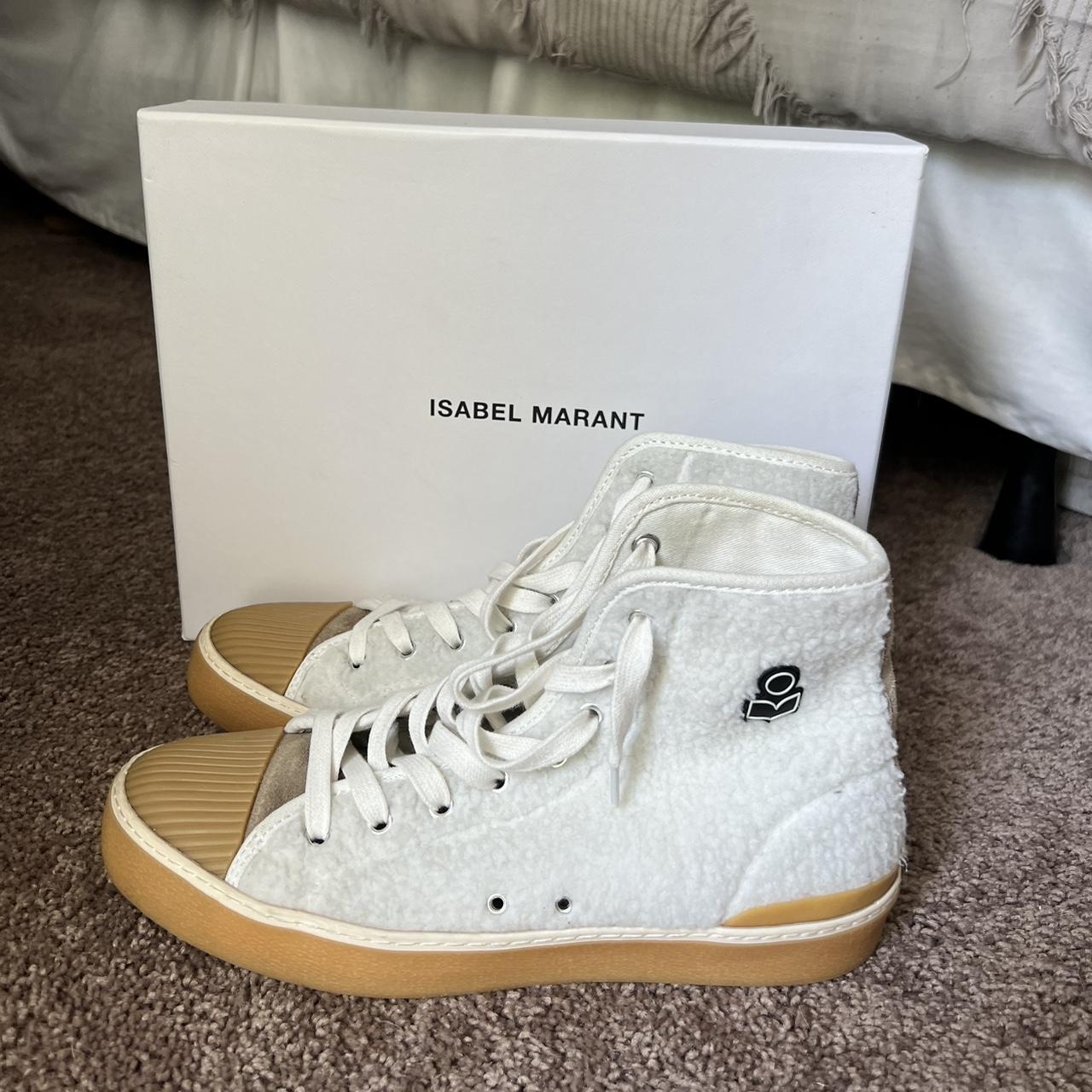 isabel marant heeled sneakers