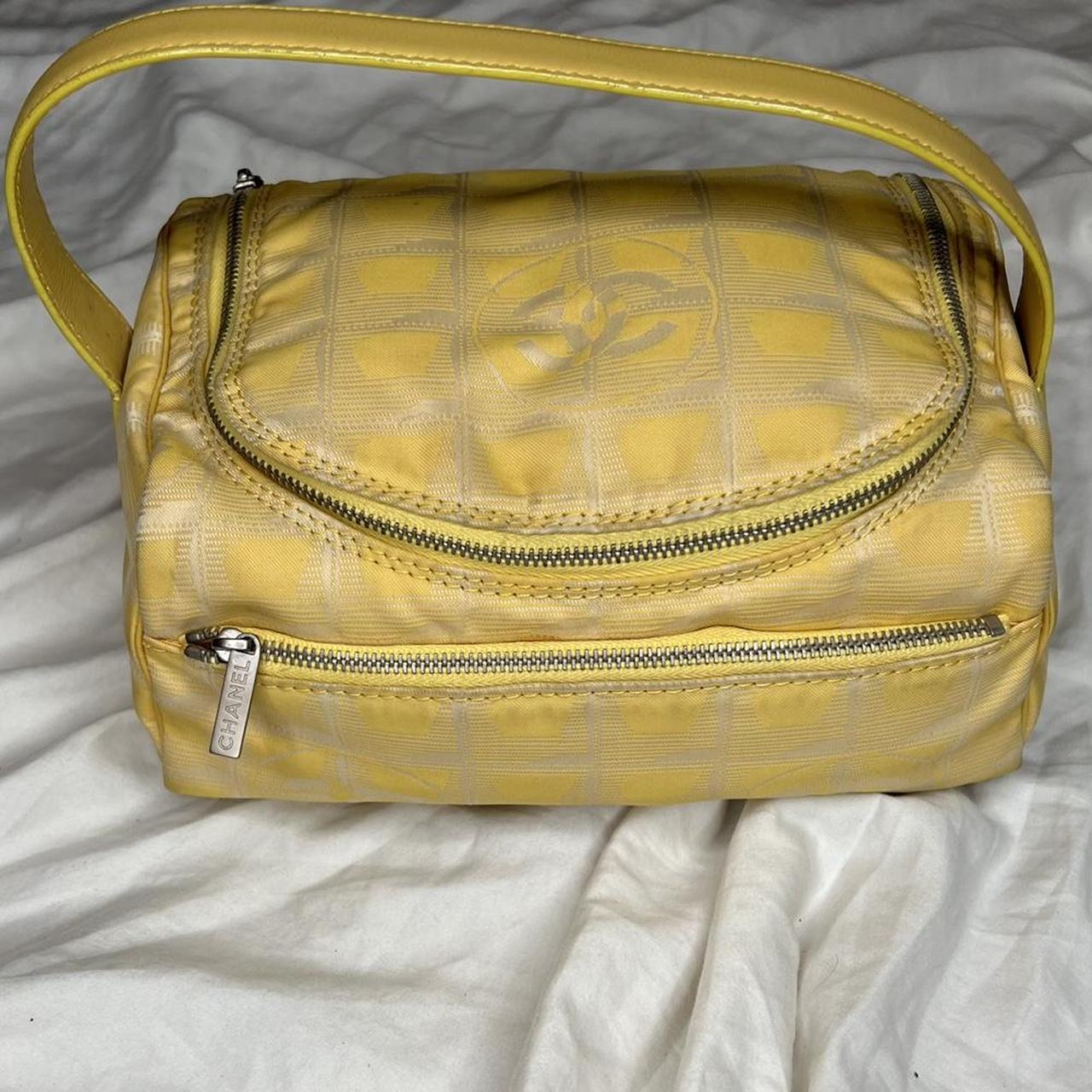 Y2k Chanel 2004/05 yellow sport travel line makeup... - Depop