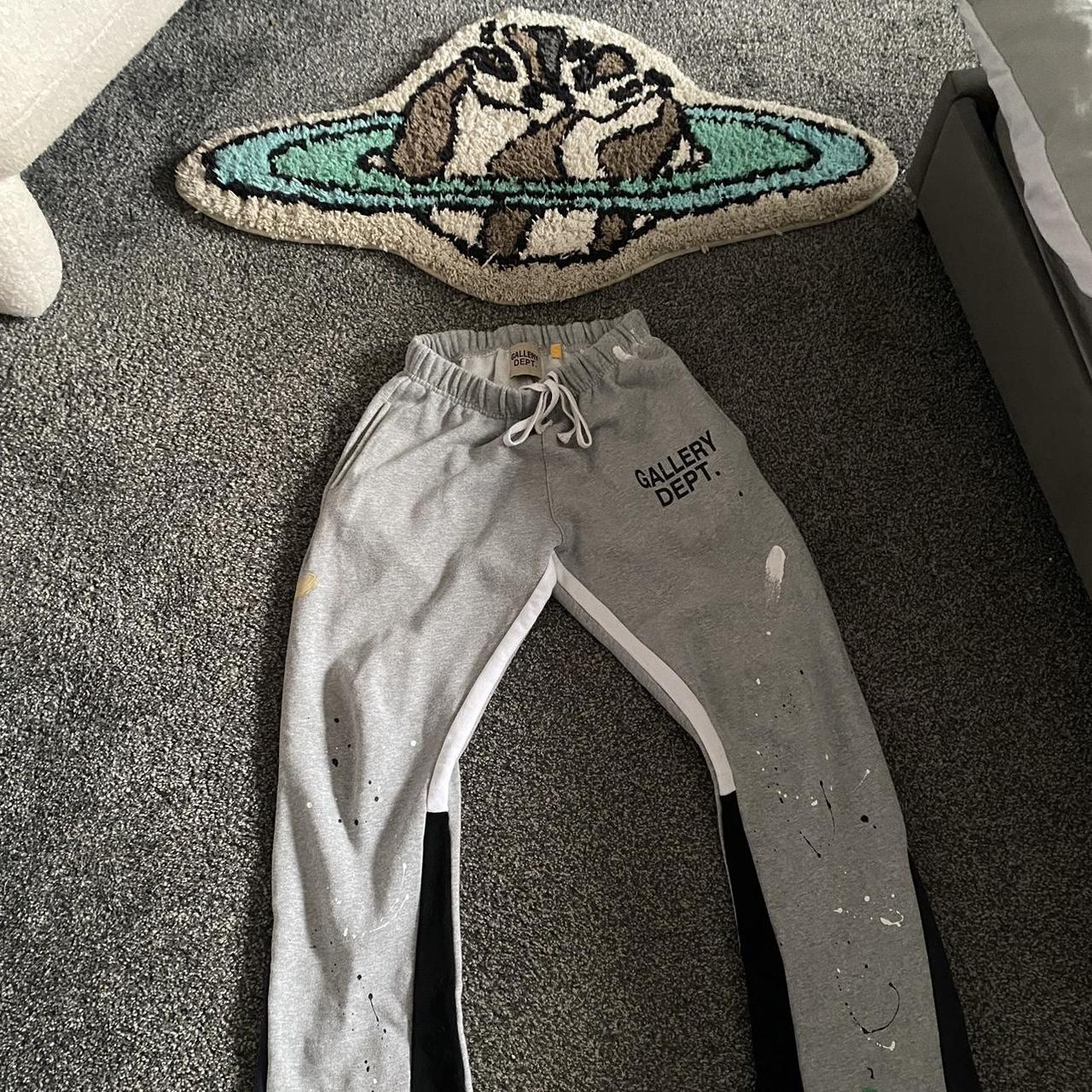 Gallery Dept Paint Splatter Flared... Depop