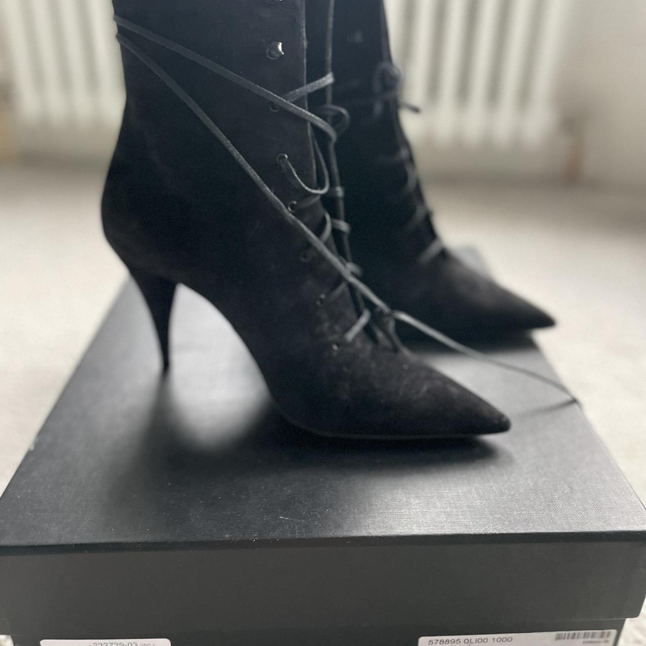 Saint laurent sales kiki boots