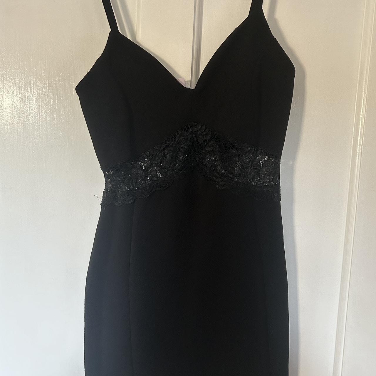 Black mini dress, miss selfridge, size 6, never... - Depop