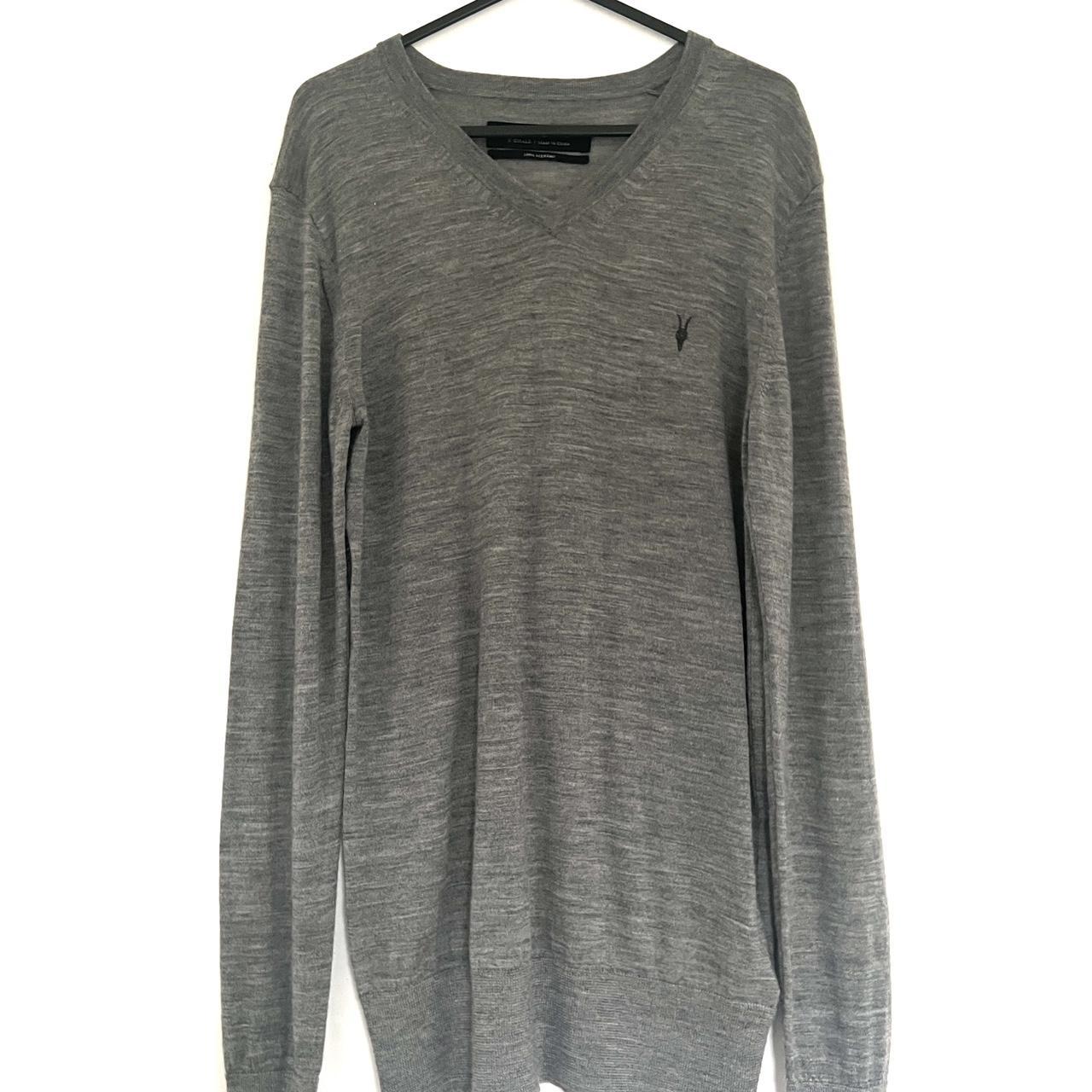 All Saints Merino Wool Jumper Men’s Size X Small V... - Depop